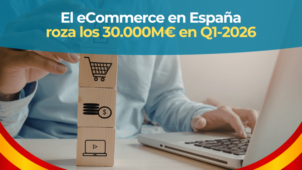 Gráfico de la facturación del eCommerce en España por destino según datos de la CNMC